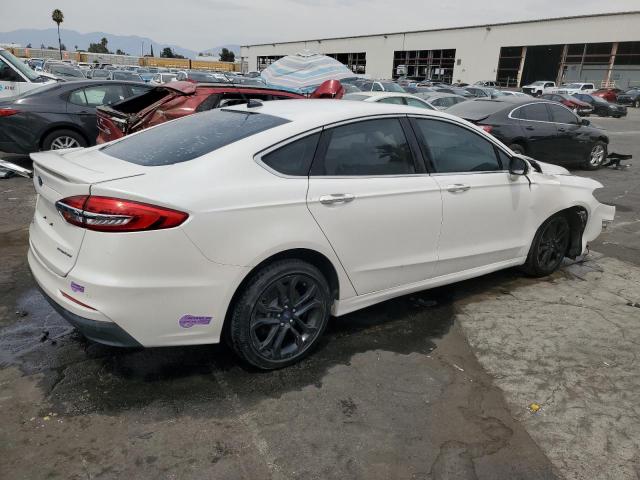 3FA6P0SU9KR251873 - 2019 FORD FUSION TITANIUM Ақ фото 3