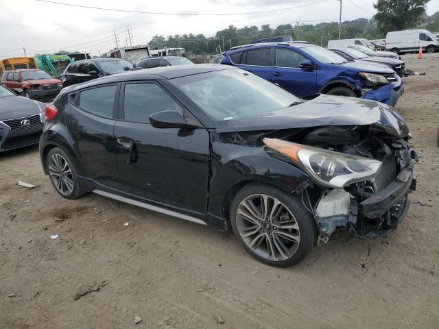 KMHTC6AE9GU281196 - 2016 HYUNDAI VELOSTER TURBO BLACK photo 4