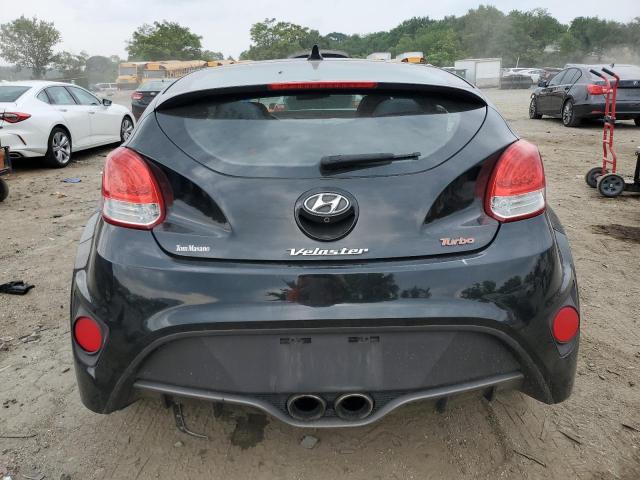 KMHTC6AE9GU281196 - 2016 HYUNDAI VELOSTER TURBO BLACK photo 6