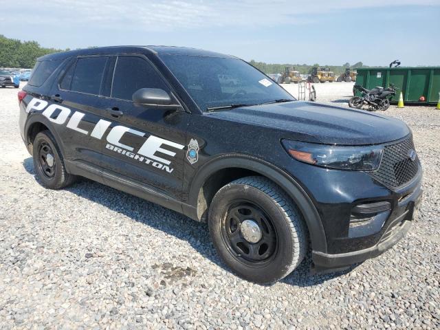 1FM5K8AB1PGB11720 - 2023 FORD EXPLORER POLICE INTERCEPTOR შავი ფოტო 4