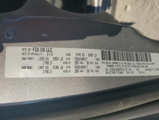 2C4RC1BG6FR731173 - 2015 CHRYSLER TOWN & COU TOURING SILVER photo 13