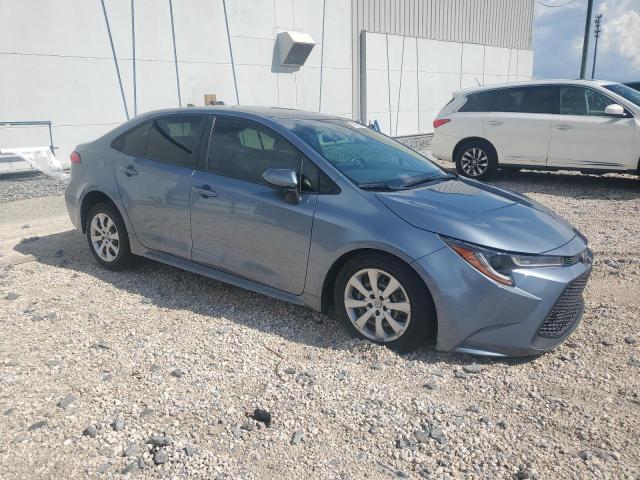 JTDEPMAE2MJ152140 - 2021 TOYOTA COROLLA LE BLUE photo 4
