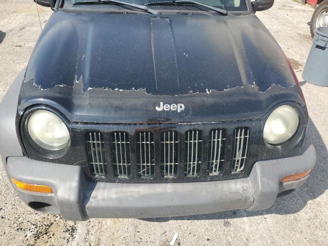 1J4GL48K54W243884 - 2004 JEEP LIBERTY SPORT BLACK photo 12