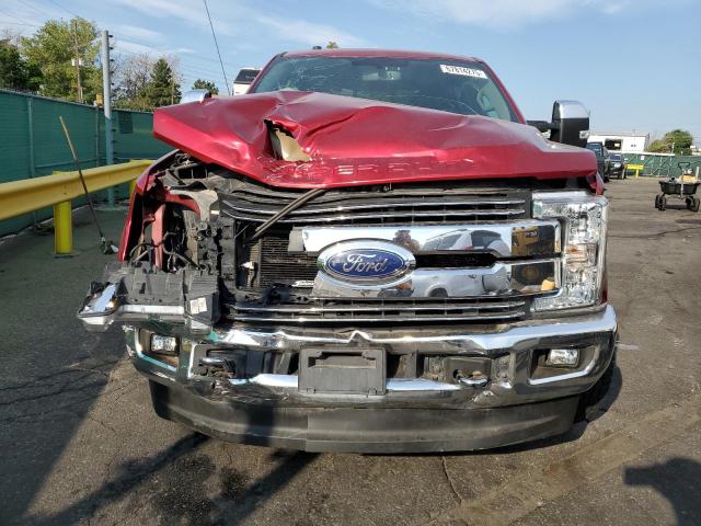 1FT7W2BT6JEC04807 - 2018 FORD F250 SUPER DUTY MAROON photo 5