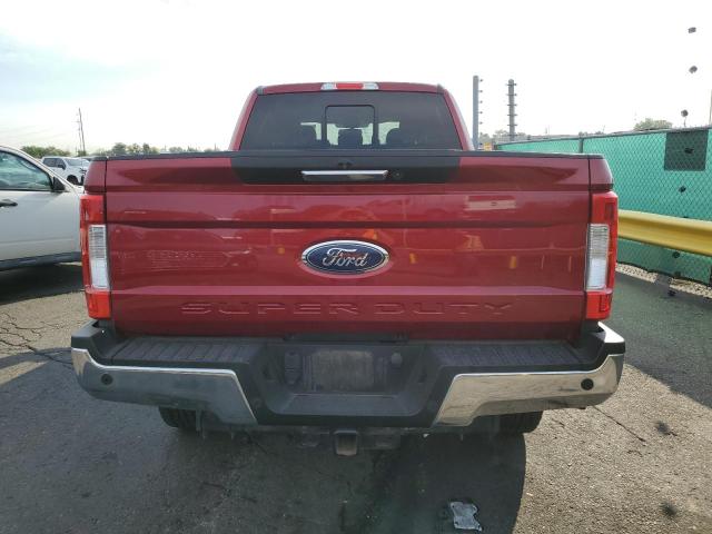 1FT7W2BT6JEC04807 - 2018 FORD F250 SUPER DUTY MAROON photo 6