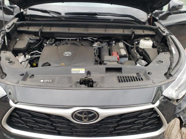 5TDGZRBH8MS119865 - 2021 TOYOTA HIGHLANDER XLE BLACK photo 12