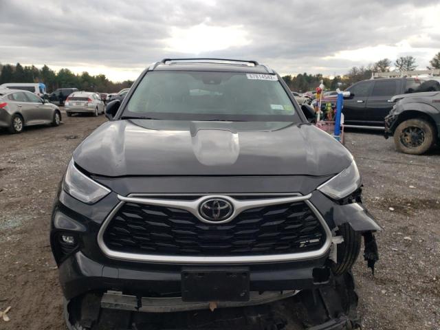 5TDGZRBH8MS119865 - 2021 TOYOTA HIGHLANDER XLE BLACK photo 5