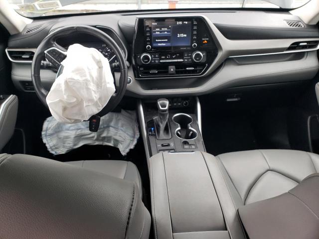 5TDGZRBH8MS119865 - 2021 TOYOTA HIGHLANDER XLE BLACK photo 8