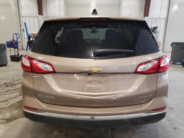 2GNAXSEV2J6176015 - 2018 CHEVROLET EQUINOX 4D LT TAN photo 6