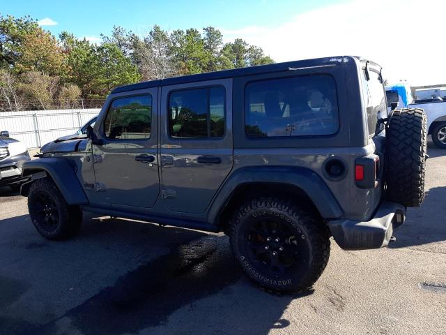 1C4HJXDG8LW315596 - 2020 JEEP WRANGLER U SPORT GRAY photo 2