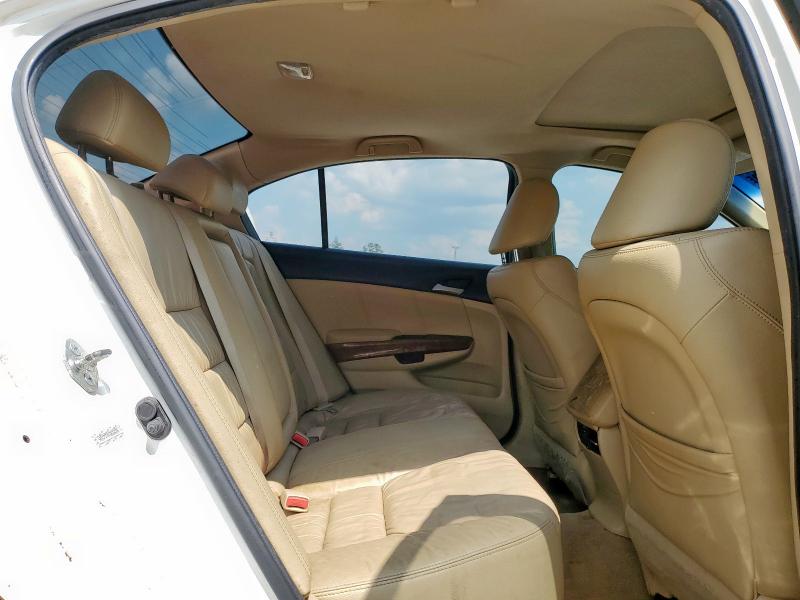 5KBCP3F87BB004298 - 2011 HONDA ACCORD EXL WHITE photo 10