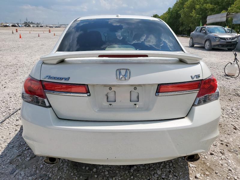 5KBCP3F87BB004298 - 2011 HONDA ACCORD EXL WHITE photo 6
