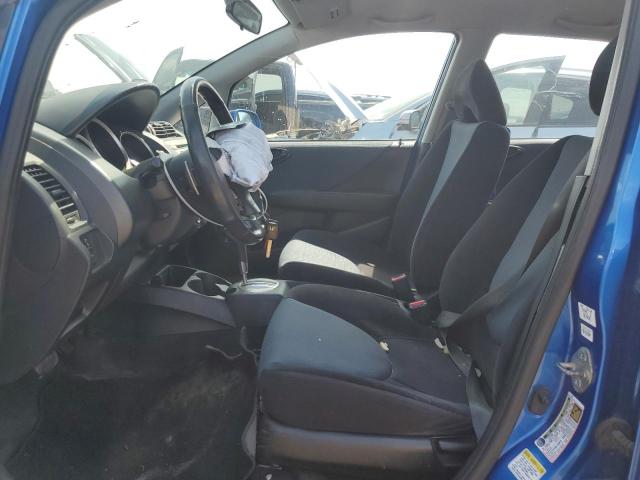 JHMGD38648S043770 - 2008 HONDA FIT SPORT BLUE photo 7