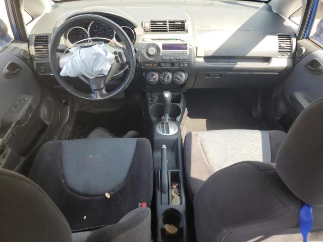 JHMGD38648S043770 - 2008 HONDA FIT SPORT BLUE photo 8
