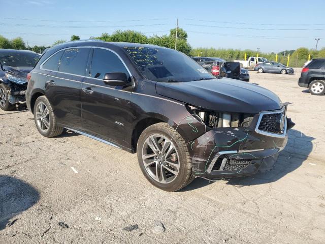 5FRYD4H8XHB009356 - 2017 ACURA MDX ADVANCE შავი ფოტო 4