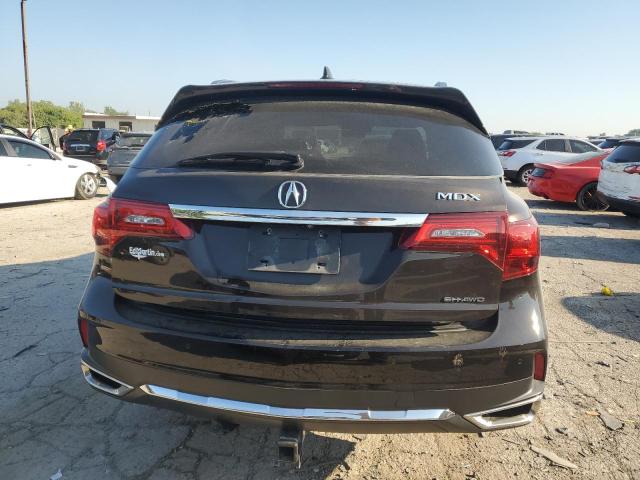 5FRYD4H8XHB009356 - 2017 ACURA MDX ADVANCE შავი ფოტო 6