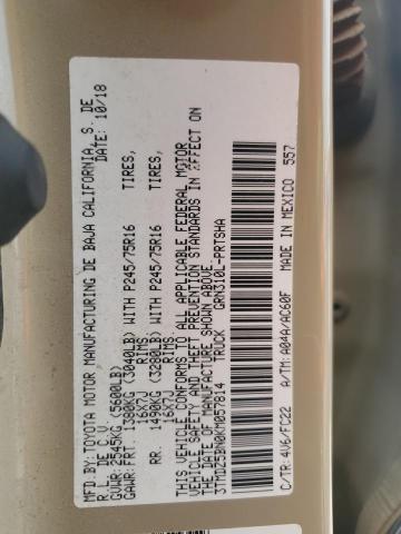 3TMDZ5BN0KM057814 - 2019 TOYOTA TACOMA DOUBLE CAB Braun Foto 12