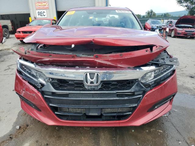 1HGCV1F55JA101328 - 2018 HONDA ACCORD EXL RED photo 5