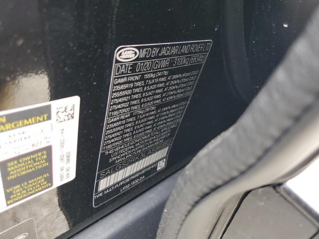 SALGS2RK3LA596852 - 2020 LAND ROVER RANGE ROVER HSE BLACK photo 13