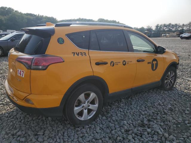 JTMRJREV1HD130046 - 2017 TOYOTA RAV4 HV LE YELLOW photo 3