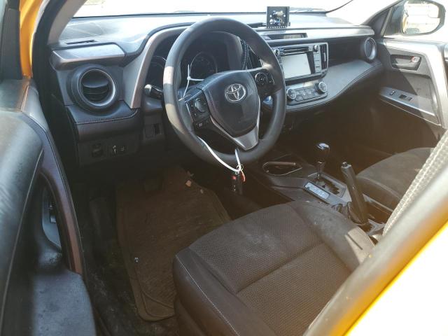 JTMRJREV1HD130046 - 2017 TOYOTA RAV4 HV LE YELLOW photo 8