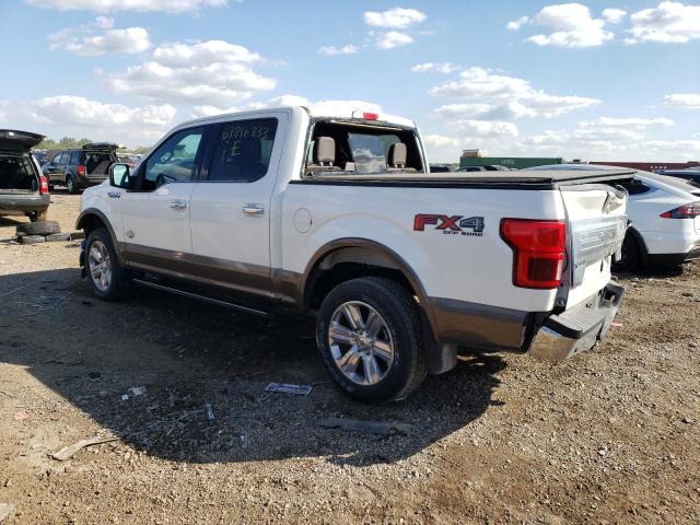 1FTEW1E57LFA38776 - 2020 FORD F150 SUPERCREW WHITE photo 2