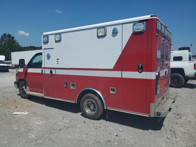 1GB3G2CL7E1185728 - 2014 CHEVROLET EXPRESS G3 RED photo 2