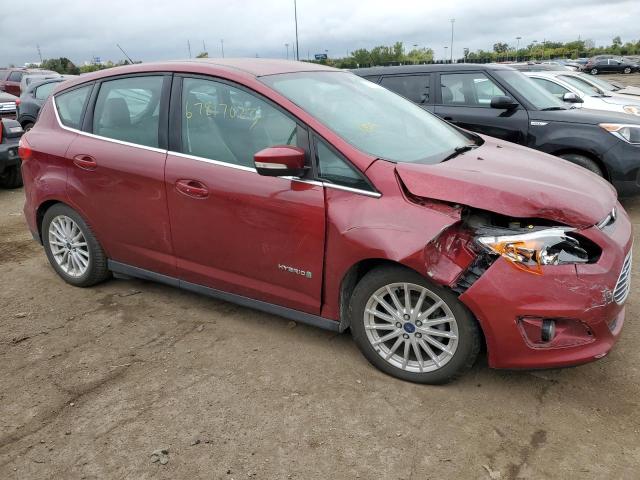 1FADP5BU3EL511904 - 2014 FORD C-MAX SEL BURGUNDY photo 4