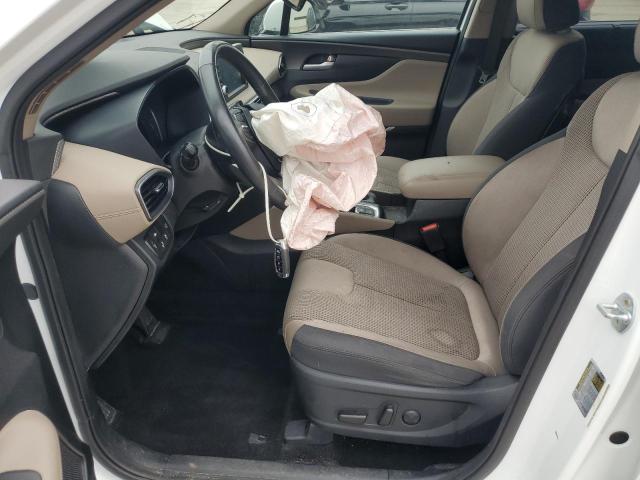 5NMS33AD3KH051918 - 2019 HYUNDAI SANTA FE SEL WHITE photo 7