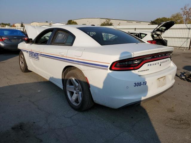 2C3CDXAG2KH534125 - 2019 DODGE CHARGER POLICE WHITE photo 2