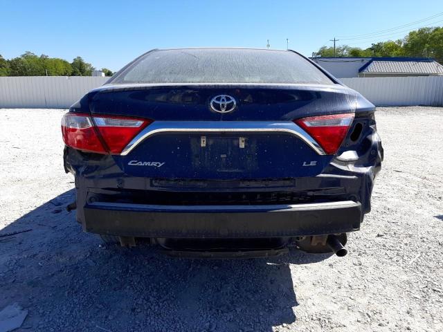 4T1BF1FKXHU748227 - 2017 TOYOTA CAMRY LE BLUE photo 6