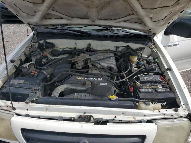 4TAWN72N0YZ665612 - 2000 TOYOTA TACOMA XTRACAB Weiß Foto 11