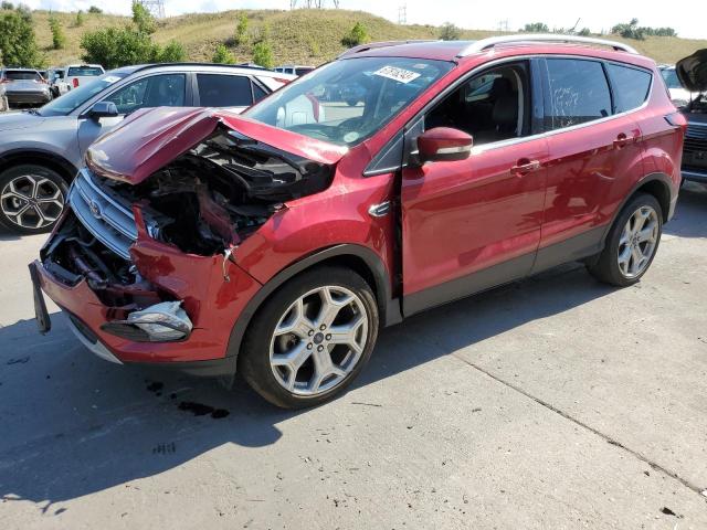 1FMCU9J98KUA63289 - 2019 FORD ESCAPE TITANIUM BURGUNDY photo 1