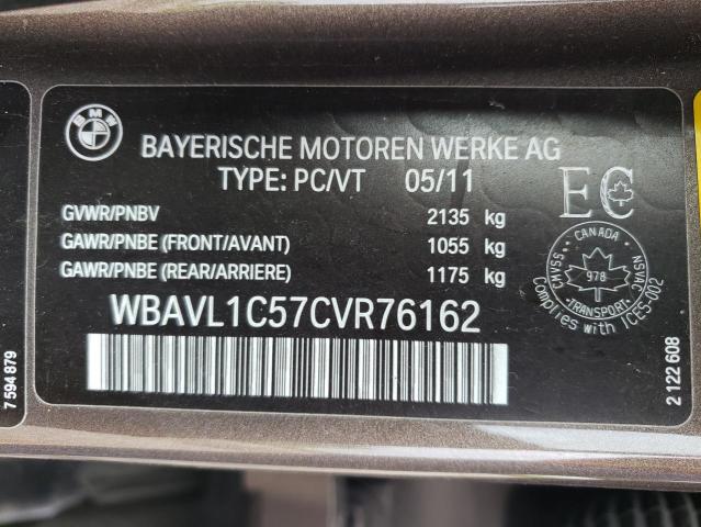 WBAVL1C57CVR76162 - 2012 BMW X1 XDRIVE28I BROWN photo 13