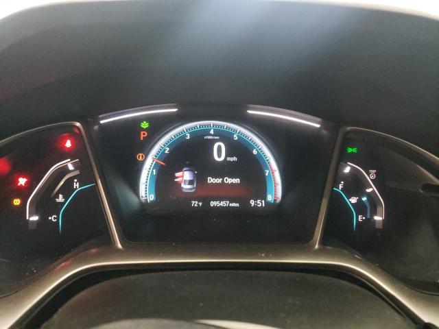 19XFC2F79HE064302 - 2017 HONDA CIVIC EX WHITE photo 9