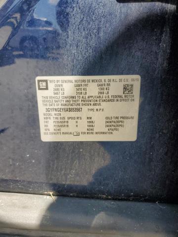 3GYFNGEY6AS653567 - 2010 CADILLAC SRX Mavi foto 13