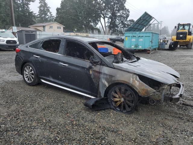 5NPE34AFXFH054120 - 2015 HYUNDAI SONATA SPORT BLACK photo 4