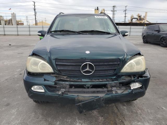 4JGAB54E52A325625 - 2002 MERCEDES-BENZ ML 320 GREEN photo 5