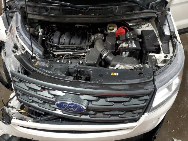 1FM5K8D84KGB21232 - 2019 FORD EXPLORER XLT Білий фото 12