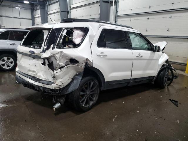 1FM5K8D84KGB21232 - 2019 FORD EXPLORER XLT Білий фото 3