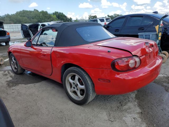 JM1NB353X10203614 - 2001 MAZDA MX-5 MIATA BASE RED photo 2