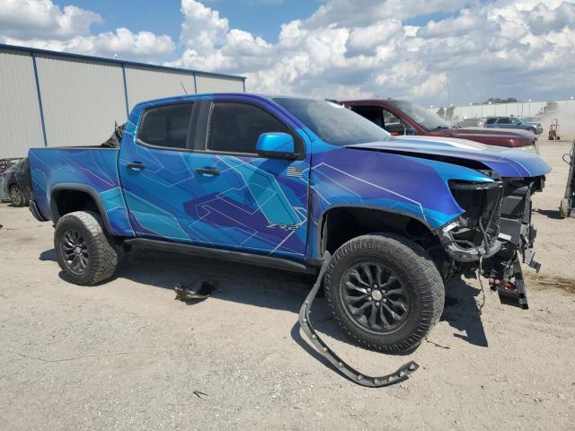 1GCGTEENXM1239000 - 2021 CHEVROLET COLORADO ZR2 BLUE photo 4