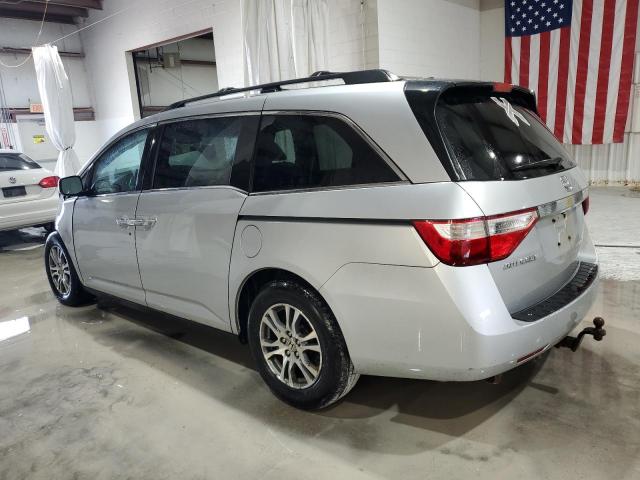 5FNRL5H63CB124225 - 2012 HONDA ODYSSEY EXL SILVER photo 2