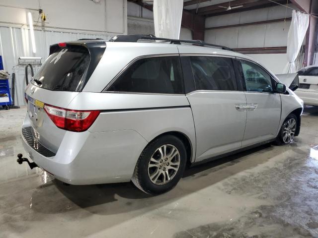 5FNRL5H63CB124225 - 2012 HONDA ODYSSEY EXL SILVER photo 3