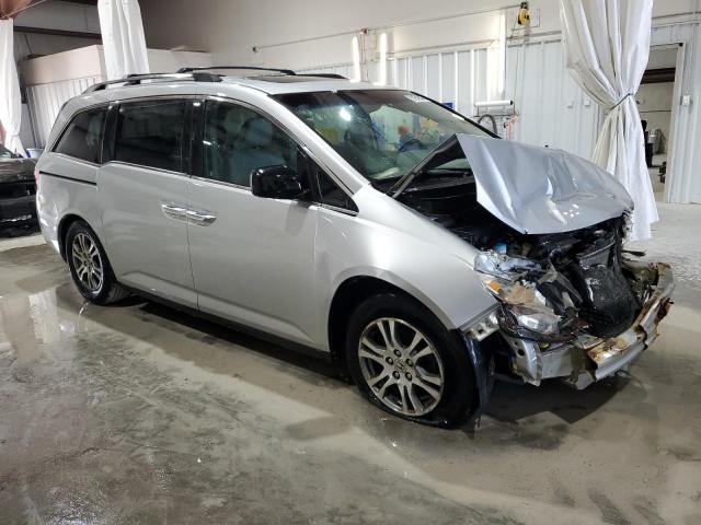5FNRL5H63CB124225 - 2012 HONDA ODYSSEY EXL SILVER photo 4