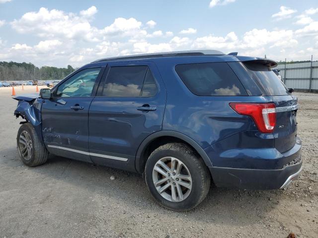 1FM5K7D87HGE13105 - 2017 FORD EXPLORER XLT BLUE photo 2