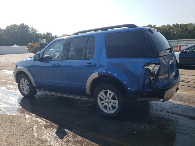 1FMEU7EE1AUA79580 - 2010 FORD EXPLORER EDDIE BAUER Կապույտ լուսանկար 2