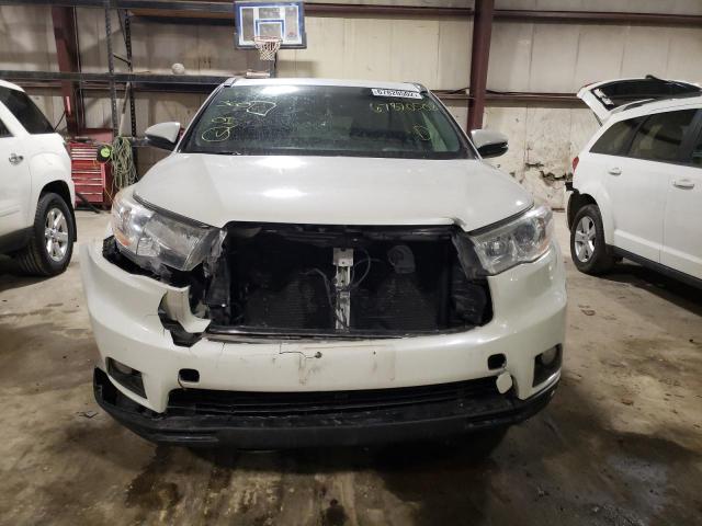 5TDJKRFH1GS238205 - 2016 TOYOTA HIGHLANDER XLE WHITE photo 5