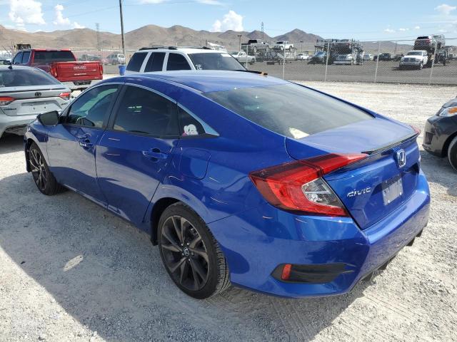 2HGFC2F84LH582213 - 2020 HONDA CIVIC SPORT BLUE photo 2