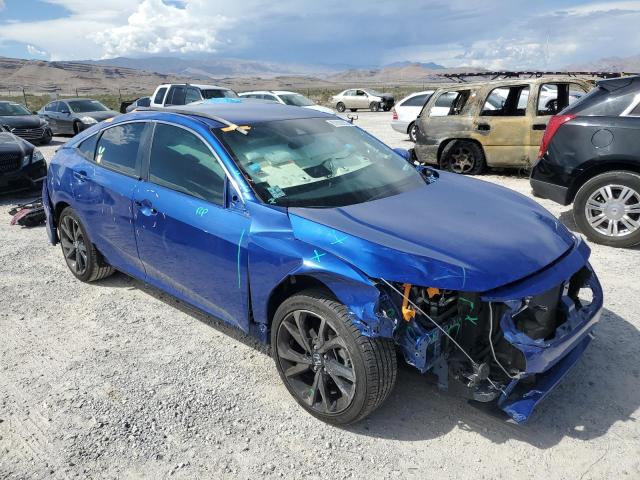 2HGFC2F84LH582213 - 2020 HONDA CIVIC SPORT BLUE photo 4
